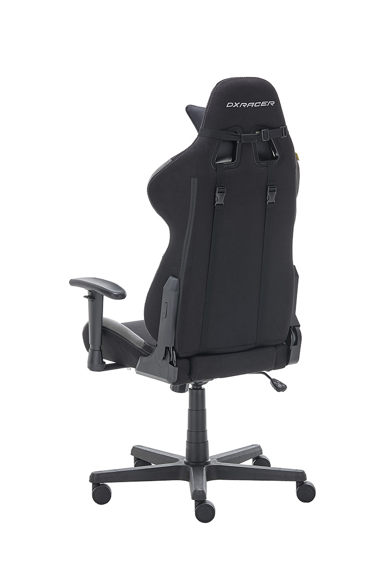 Gamingowy fotel DXRacer biurowy czarno-szary