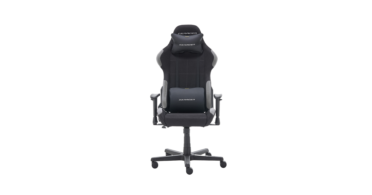 Gamingowy fotel DXRacer biurowy czarno-szary Mebel4U - Main Image