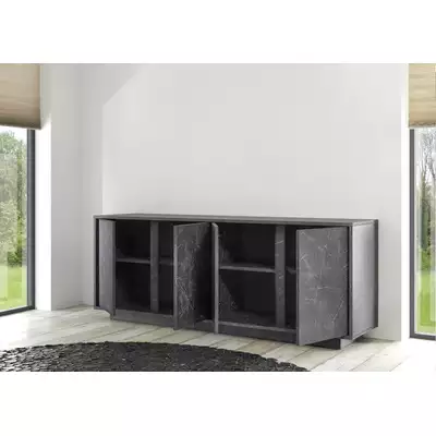 Komoda CARRARA szary marmur